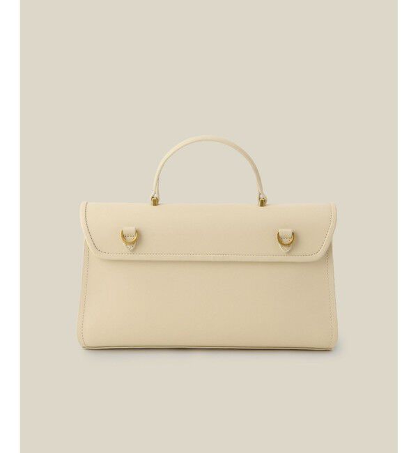 ROPE「フラップワイドレザーハンドバッグ」|ショルダー・メッセンジャー|