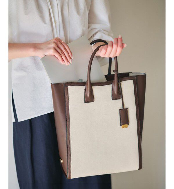 ROPE「【E'POR】I BAG Large【通勤】【A4対応】」|トートバッグ|ブラウン(20)