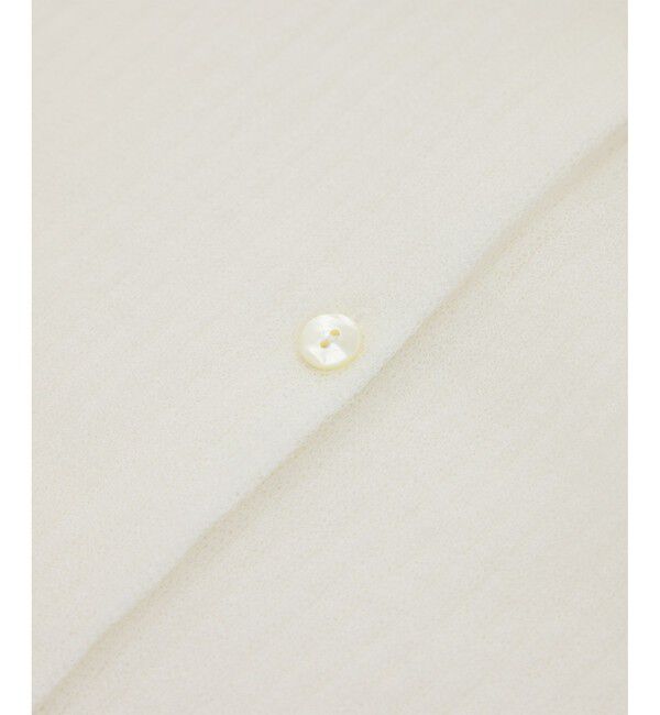 ROPE「【洗える】シアークロップドポロニット」|カーディガン|