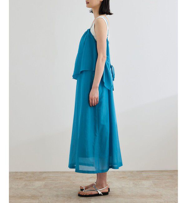 ROPE「コットンシルクワンピース/洗える」|ワンピース|