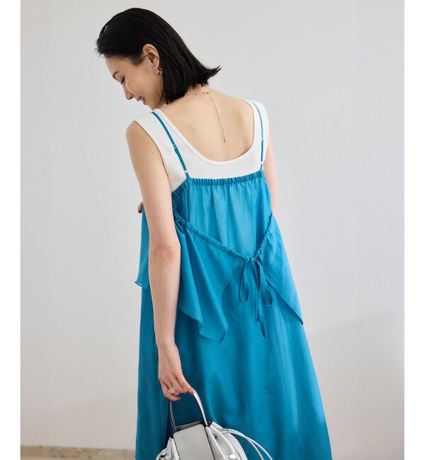 ROPE「コットンシルクワンピース/洗える」|ワンピース|