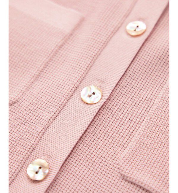 ROPE「ポロニットカーディガン/イージーケア」|カーディガン|