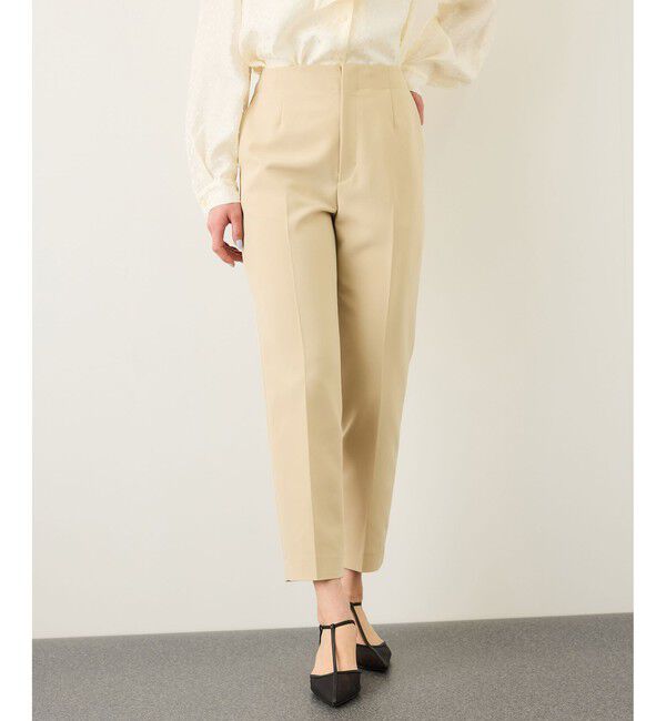 ROPE「ダブルクロスストレッチペンシルパンツ/接触冷感・イージーケア・セットアップ対応」|チノ|