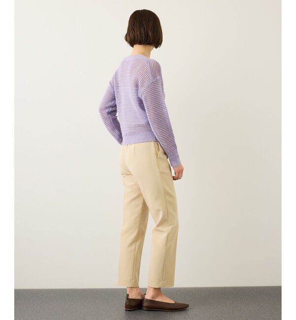 ROPE「ダブルクロスストレッチペンシルパンツ/接触冷感・イージーケア・セットアップ対応」|チノ|