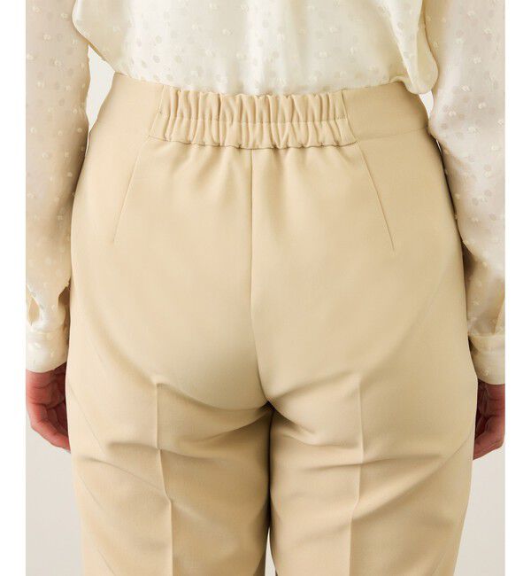 ROPE「ダブルクロスストレッチペンシルパンツ/接触冷感・イージーケア・セットアップ対応」|チノ|