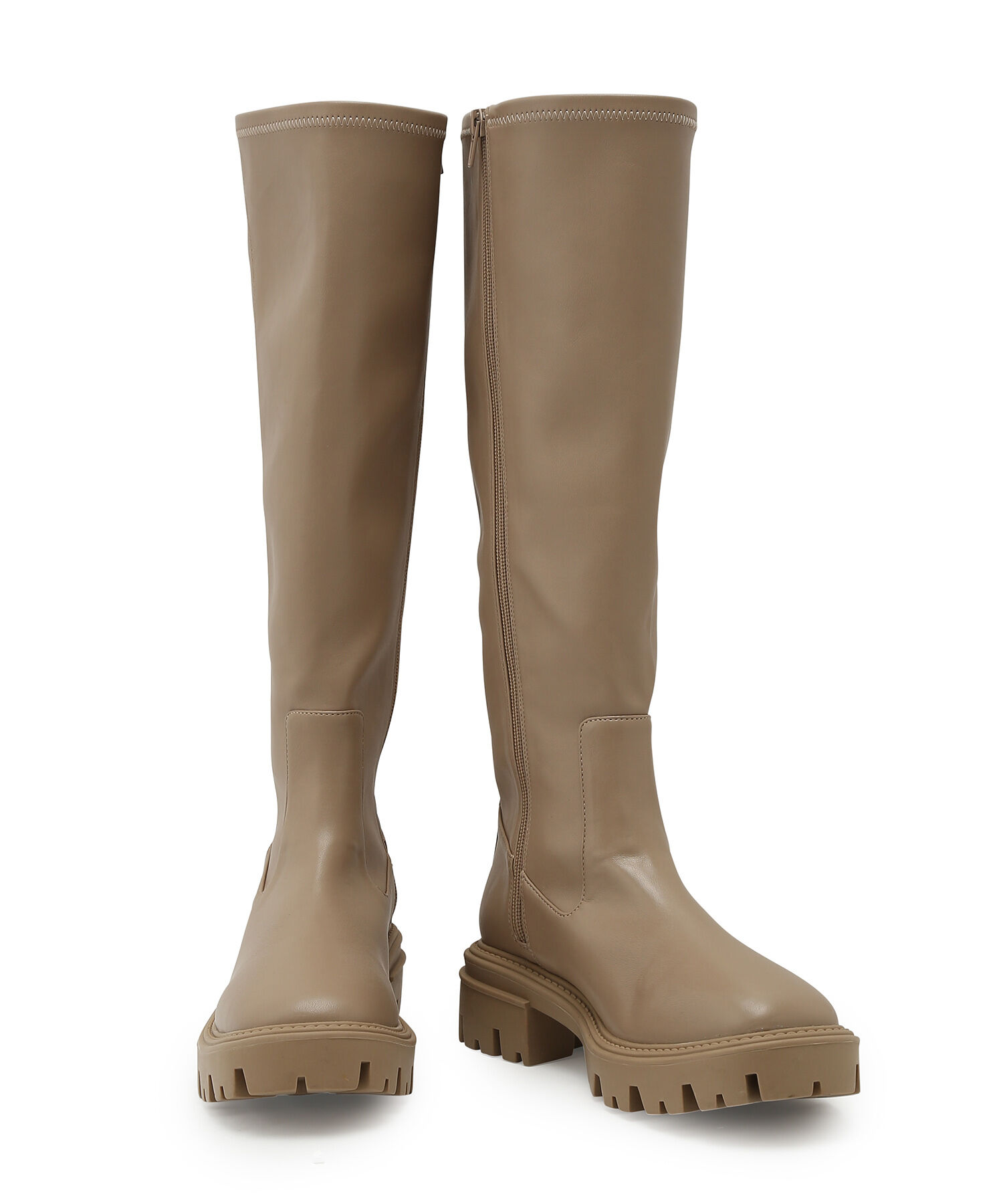 VIS「ボリュームソールストレッチロングブーツ」|ロングブーツ|