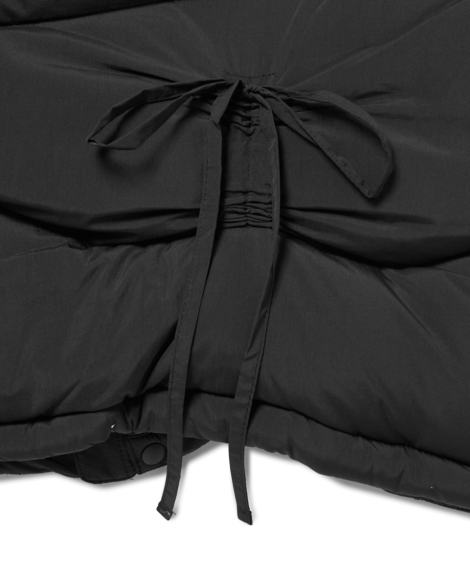 VIS「【韓国人気ブランド/sinoon】リボンディテールダウンベスト」|ダウン|