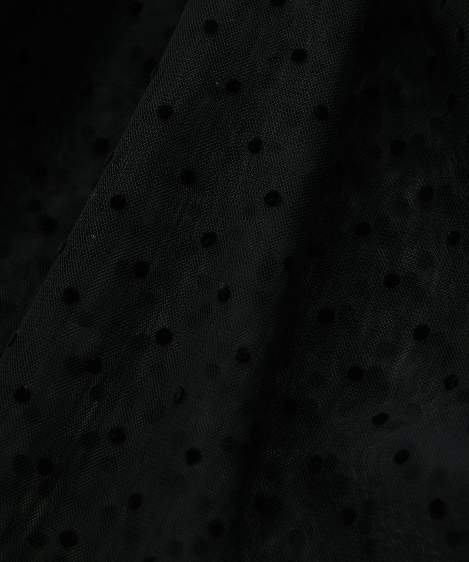 VIS「フロッキードットチュールチュニック」|シャツ・ブラウス|