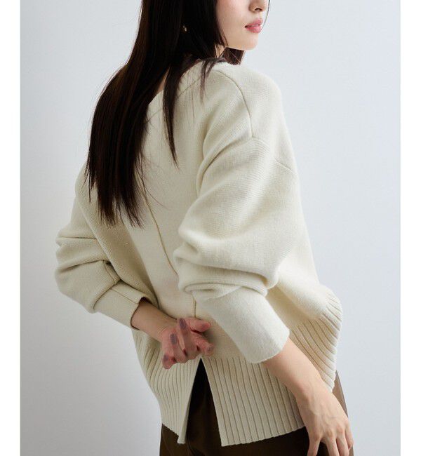 VIS「【セットアップ対応】もちっとニットミラノリブプルオーバー」|ニット・セーター|