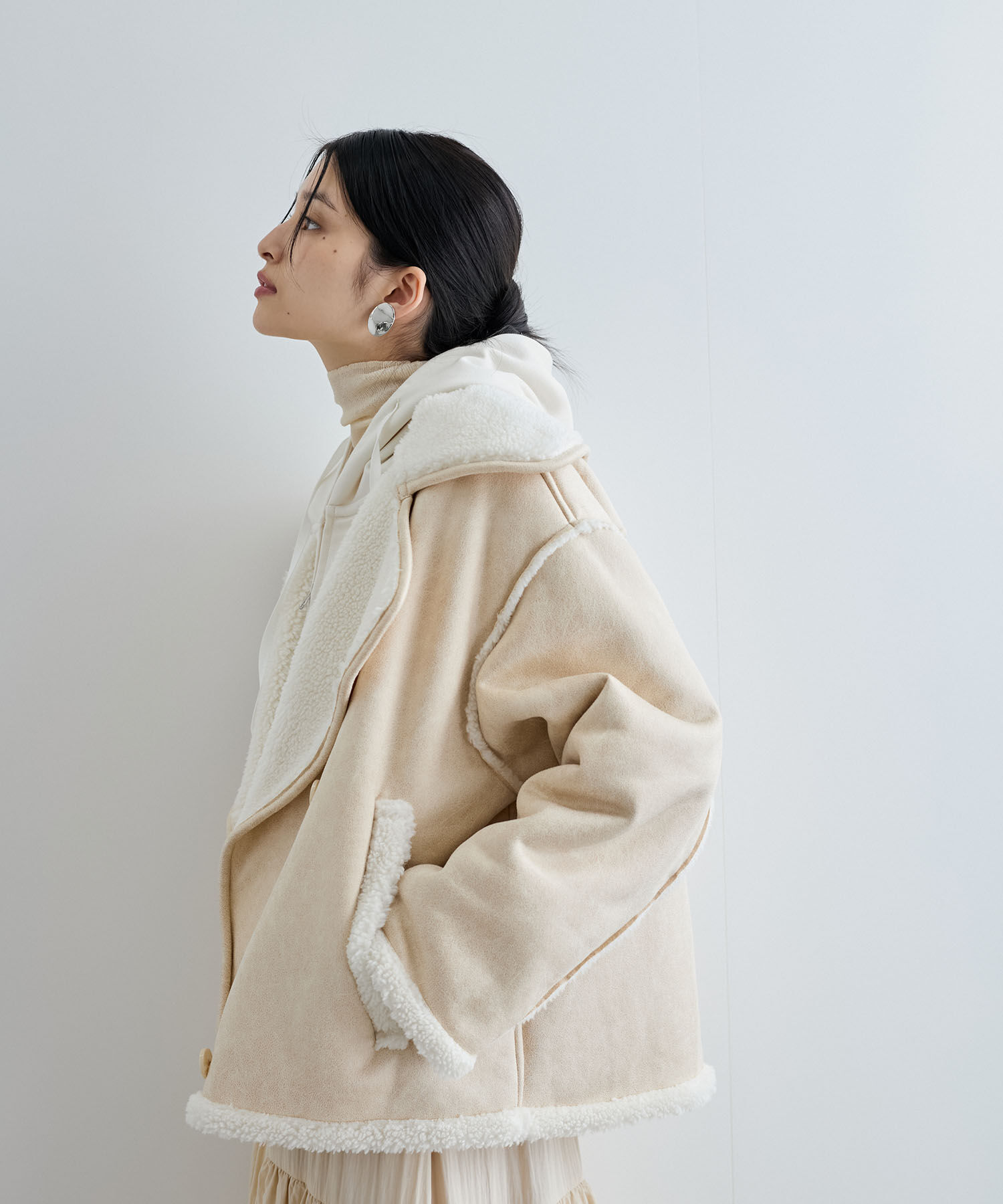 VIS「切替ディテールエコムートンフライトジャケット」|その他|