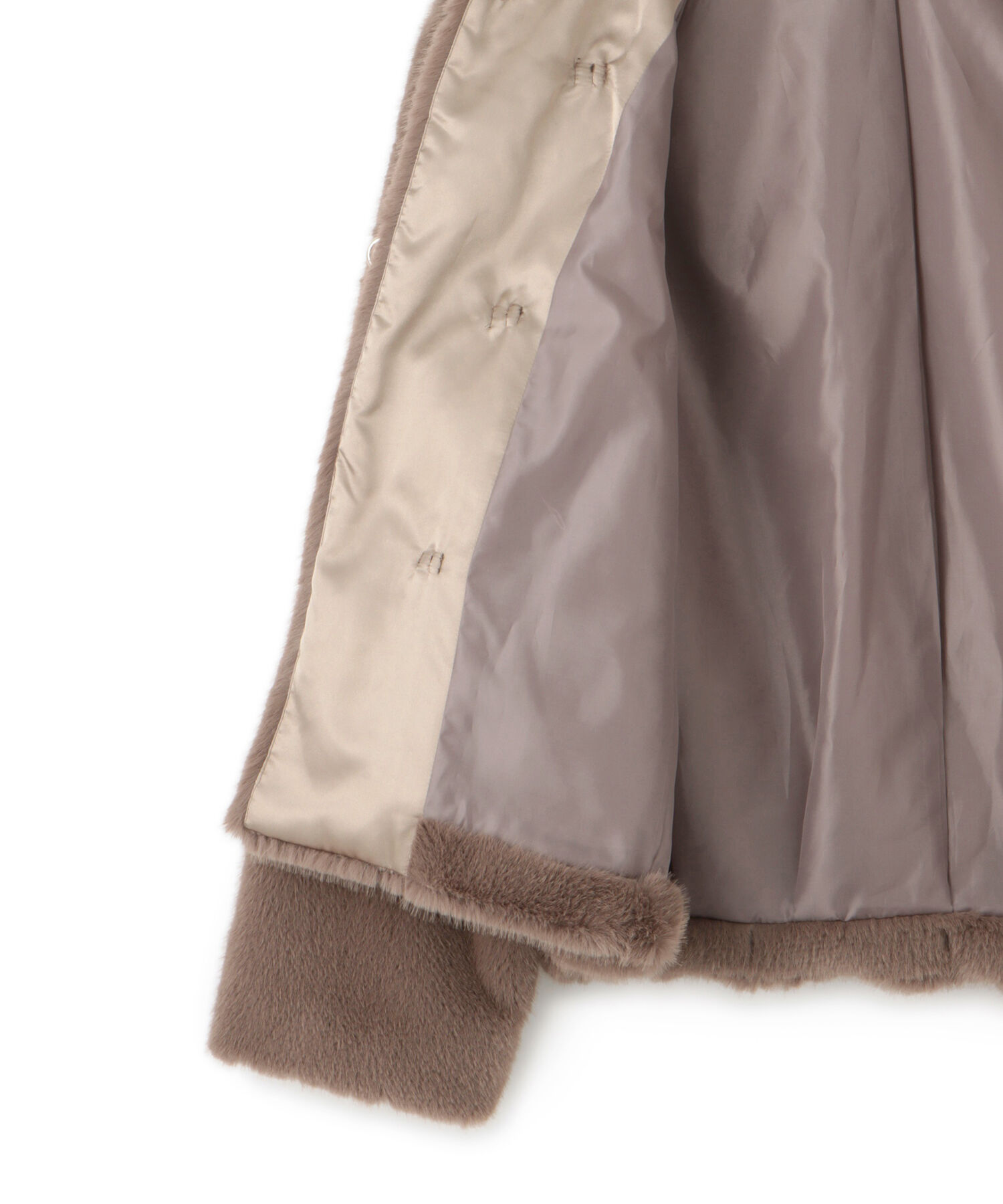 VIS「エコファーダッフルブルゾン」|ダッフルコート|