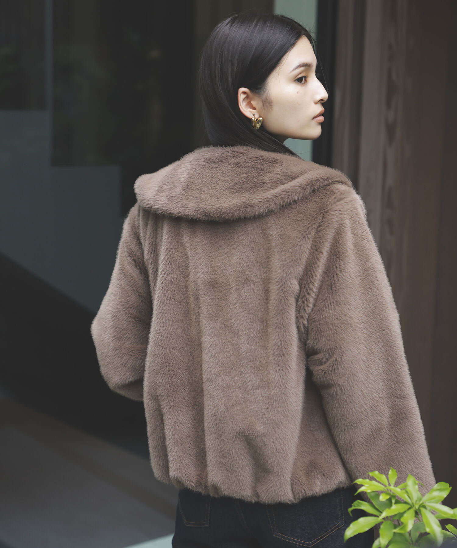 VIS「エコファーダッフルブルゾン」|ダッフルコート|