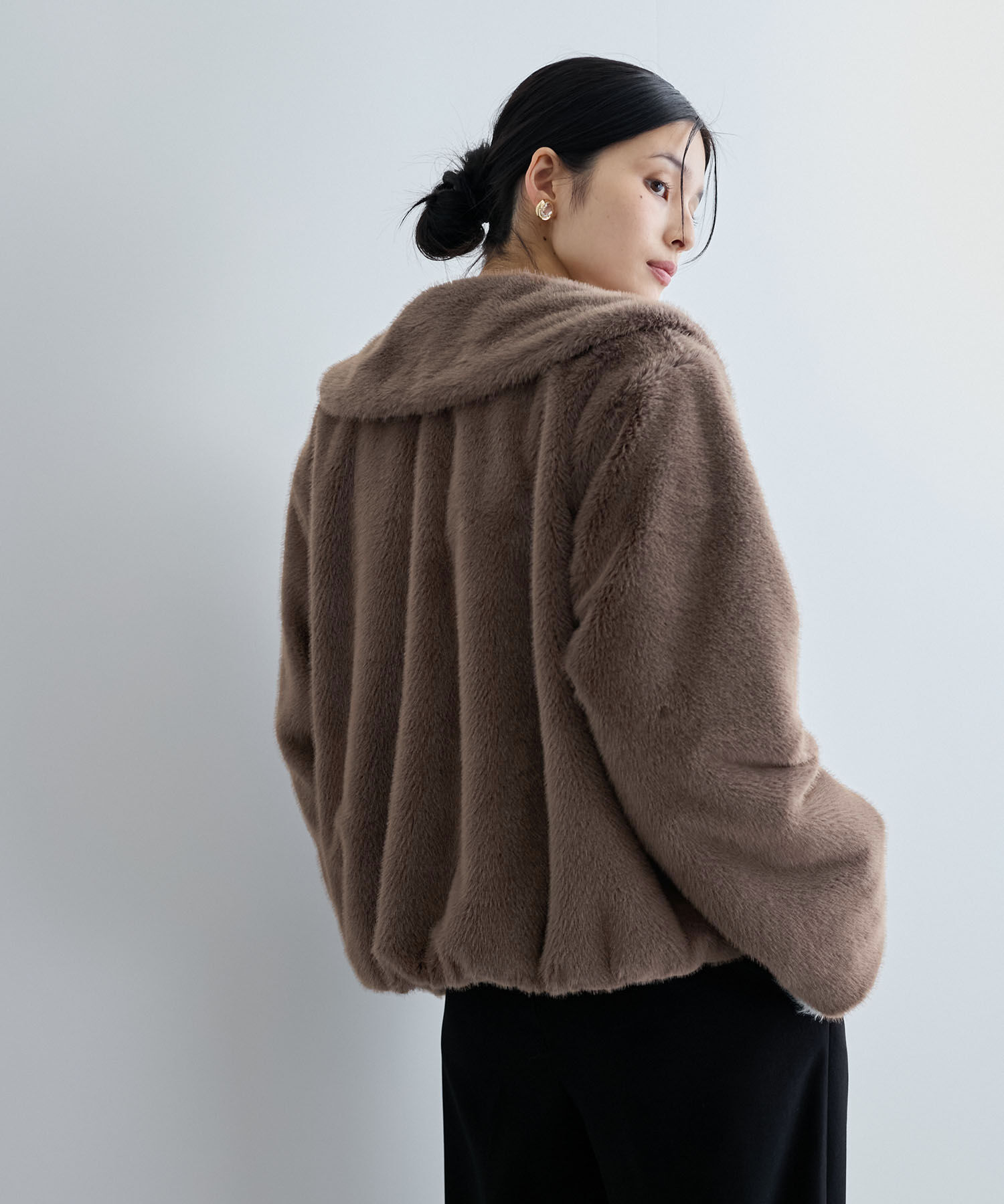 VIS「エコファーダッフルブルゾン」|ダッフルコート|