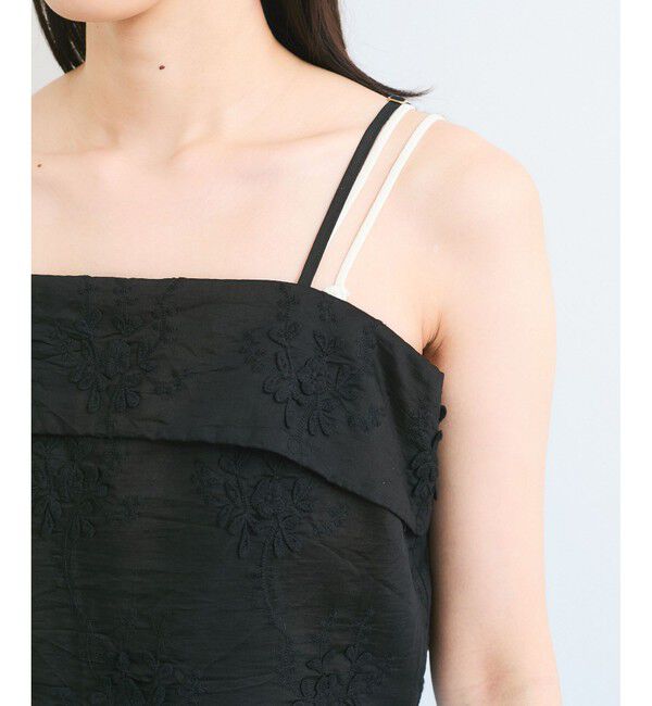 VIS「立体フラワービスチェ」|キャミソール|