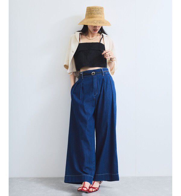 VIS「立体フラワービスチェ」|キャミソール|