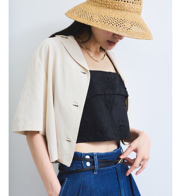 VIS「立体フラワービスチェ」|キャミソール|