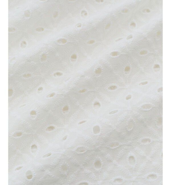 VIS「【2WAY】エンブロイダリーレースショルダーブラウス」|シャツ・ブラウス|