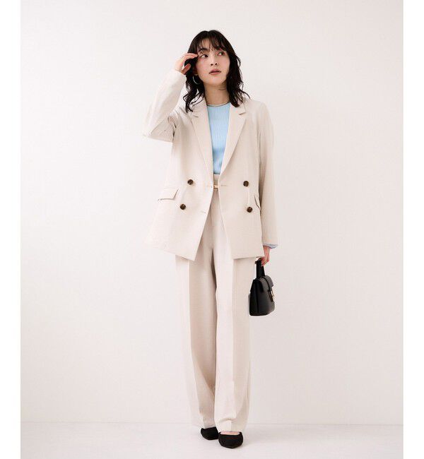 VIS「レース編みドッキングニット」|ニット・セーター|