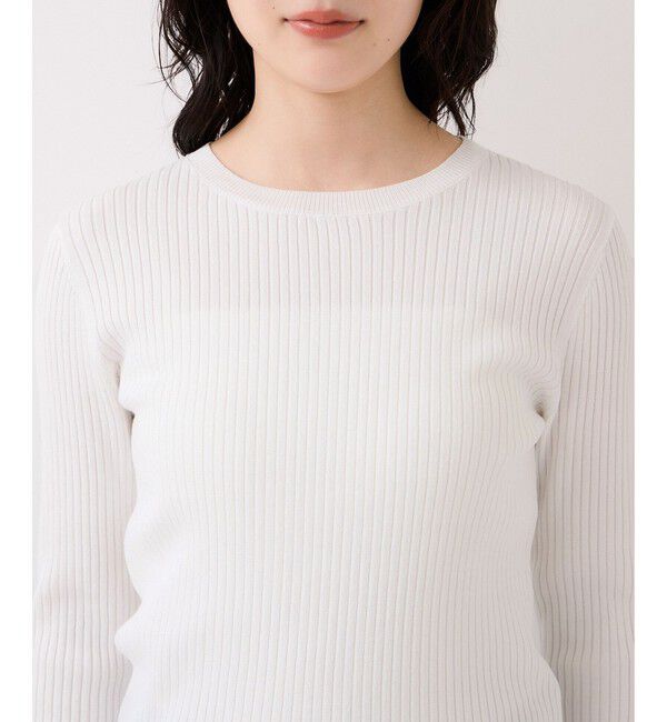 VIS「レース編みドッキングニット」|ニット・セーター|