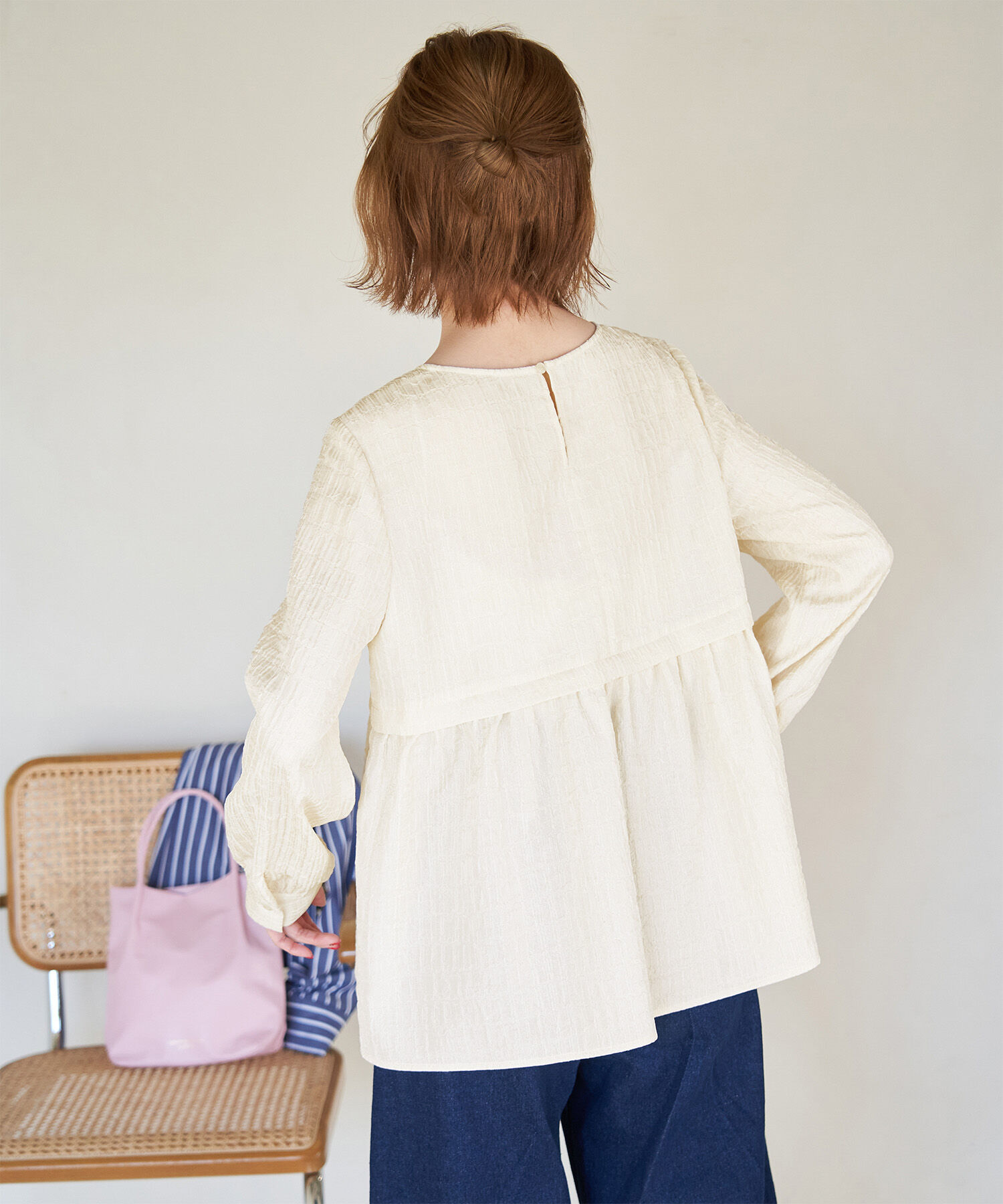 Rope&rsquo;Picnic「ジャガードチュニックブラウス」|シャツ・ブラウス|