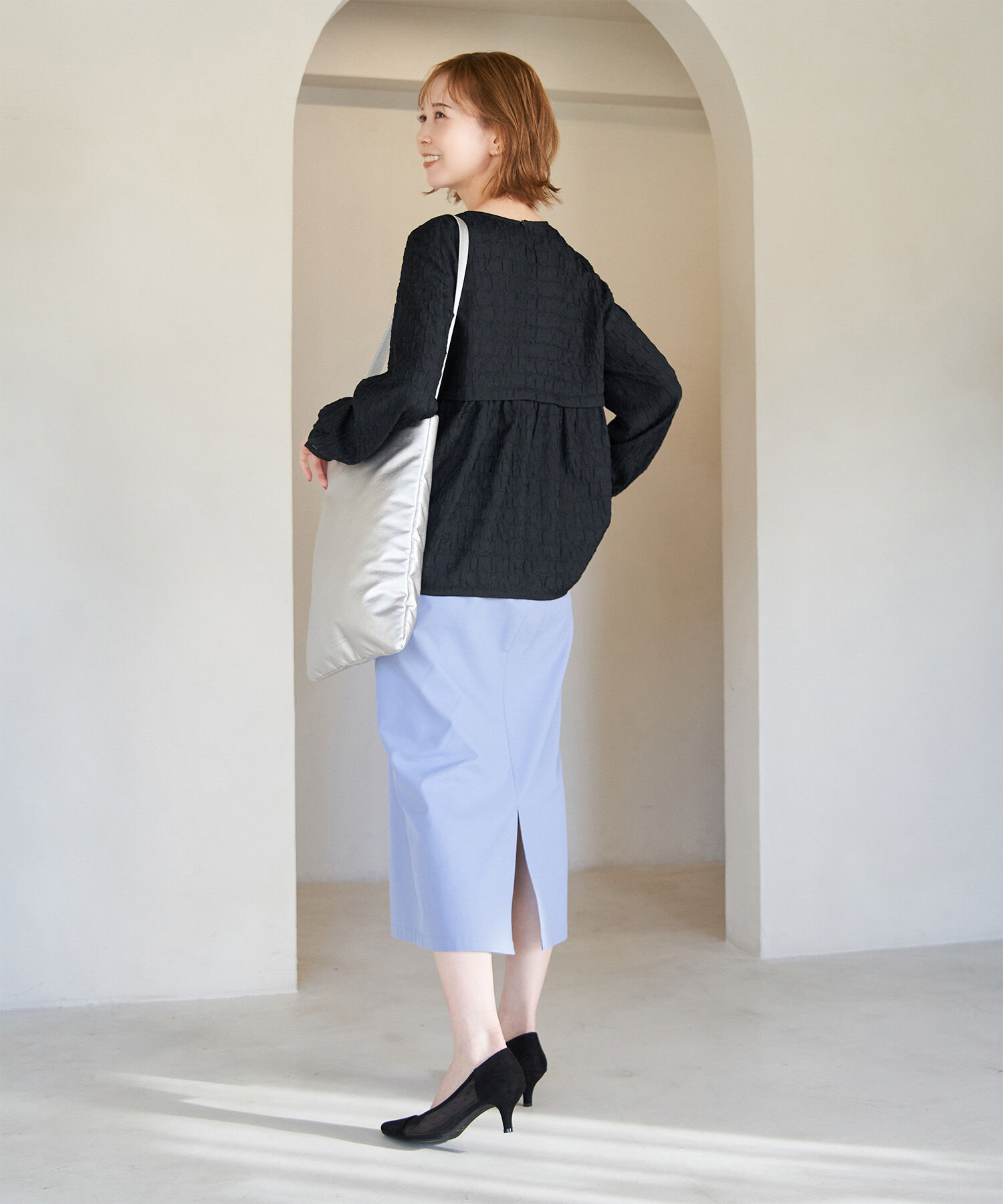 Rope&rsquo;Picnic「ジャガードチュニックブラウス」|シャツ・ブラウス|