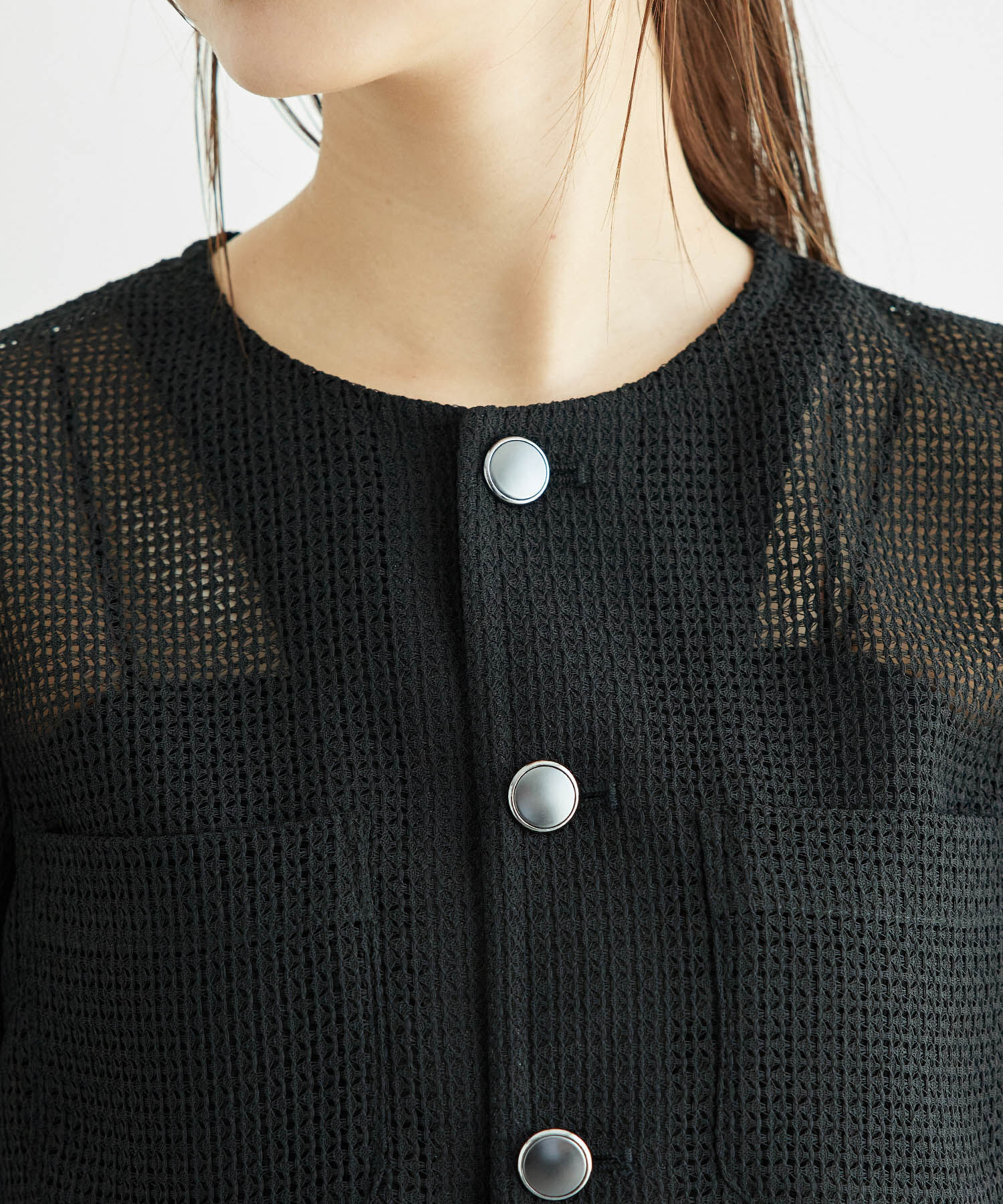 Rope&rsquo;Picnic「【ご好評につき追加生産】カーディジャケット」|ノーカラージャケット|