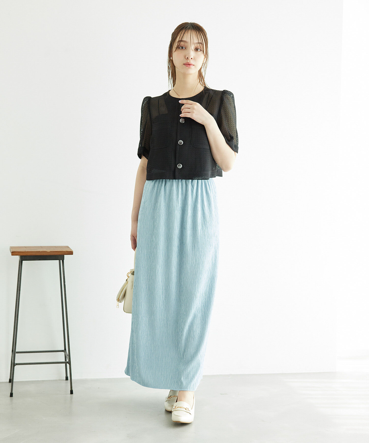 Rope&rsquo;Picnic「【ご好評につき追加生産】カーディジャケット」|ノーカラージャケット|