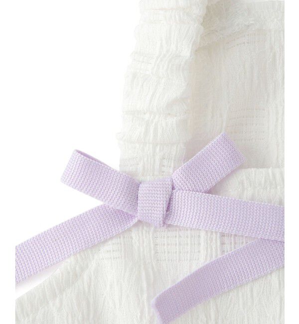 ROPE PICNIC PASSAGE「【DOG】【接触冷感】リボン付きキャミワンピース」|その他|