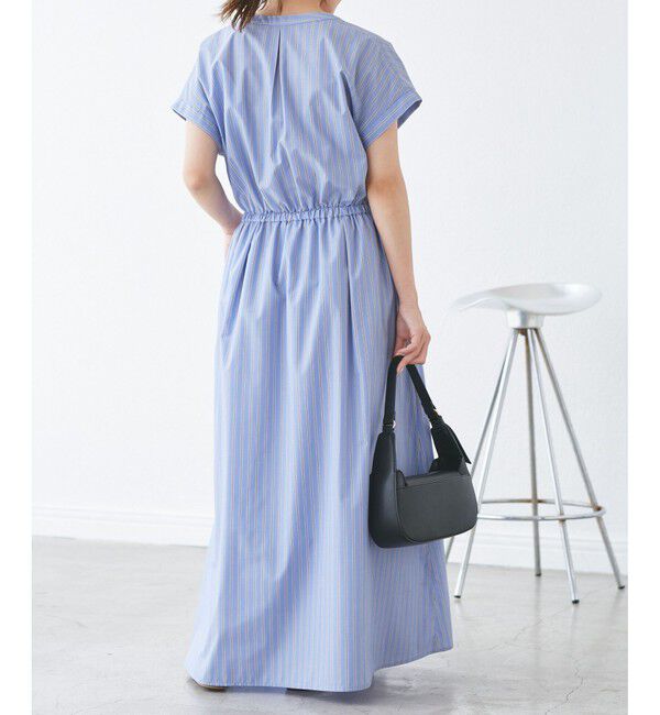 Rope&rsquo;Picnic「【UVカット・接触冷感・イージーケア】スキッパーシャツワンピース」|ワンピース|