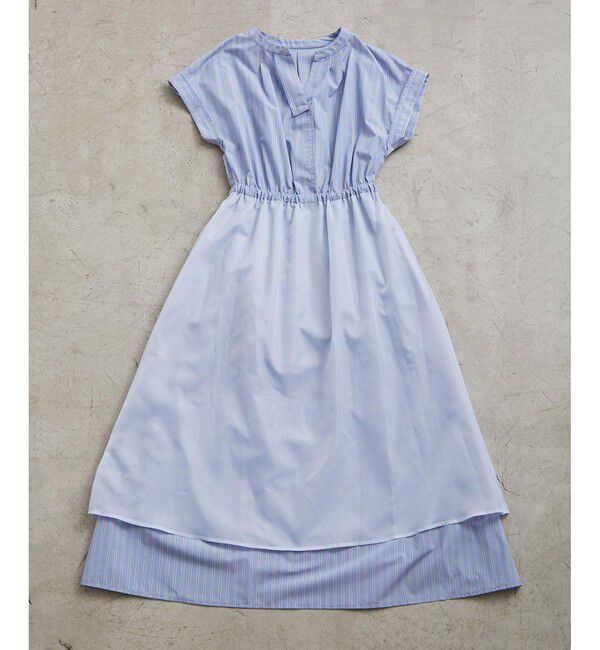 Rope&rsquo;Picnic「【UVカット・接触冷感・イージーケア】スキッパーシャツワンピース」|ワンピース|