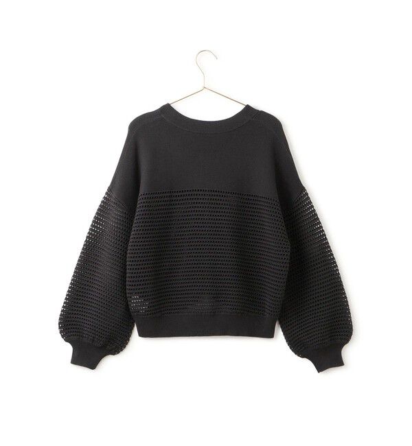 Rope&rsquo;Picnic「【emur/エミュール】メッシュニットブルゾン」|ブルゾン・スタジャン|