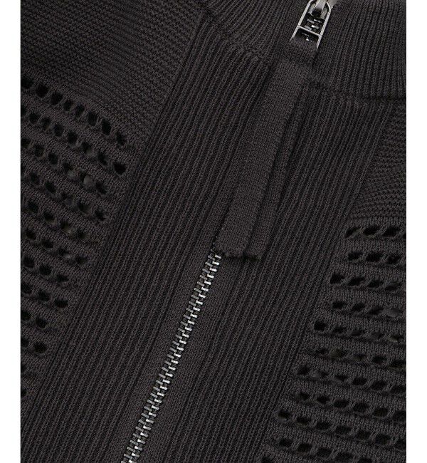 Rope&rsquo;Picnic「【emur/エミュール】メッシュニットブルゾン」|ブルゾン・スタジャン|