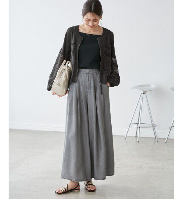 Rope&rsquo;Picnic「【emur/エミュール】メッシュニットブルゾン」|ブルゾン・スタジャン|