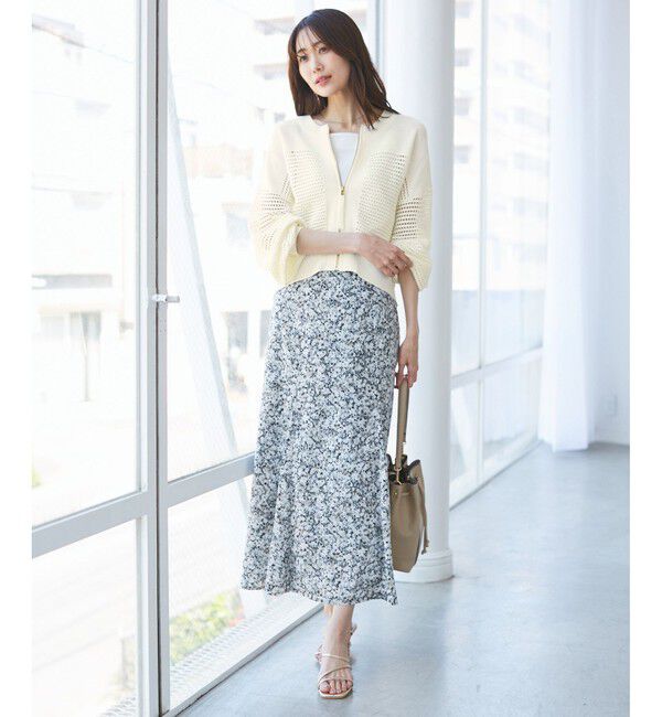 Rope&rsquo;Picnic「【emur/エミュール】メッシュニットブルゾン」|ブルゾン・スタジャン|