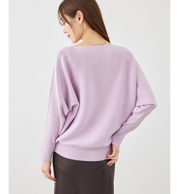 Rope&rsquo;Picnic「マシュマロ袖パールドルマンニット/イージーケア・リンクコーデ」|ニット・セーター|