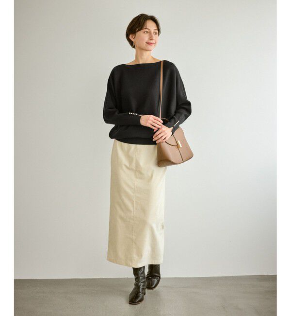 Rope&rsquo;Picnic「マシュマロ袖パールドルマンニット/イージーケア・リンクコーデ」|ニット・セーター|