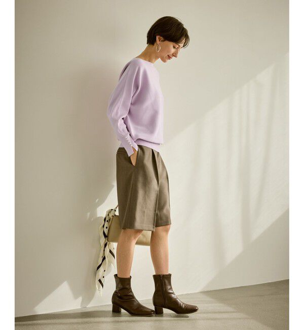 Rope&rsquo;Picnic「マシュマロ袖パールドルマンニット/イージーケア・リンクコーデ」|ニット・セーター|