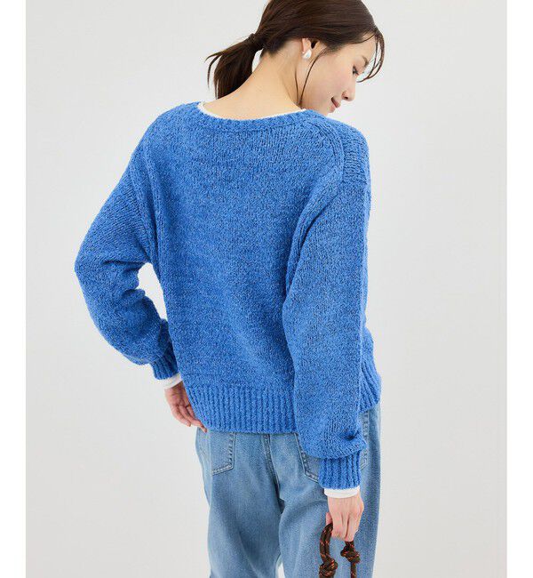 Rope&rsquo;Picnic「フリンジヤーンラメニット」|ニット・セーター|