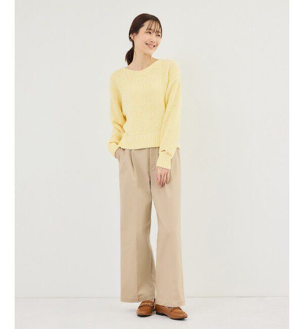 Rope&rsquo;Picnic「フリンジヤーンラメニット」|ニット・セーター|