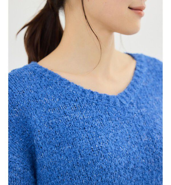 Rope&rsquo;Picnic「フリンジヤーンラメニット」|ニット・セーター|