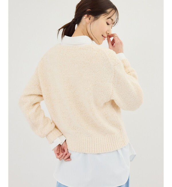 Rope&rsquo;Picnic「フリンジヤーンラメニット」|ニット・セーター|