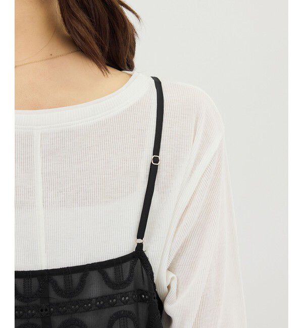 Rope&rsquo;Picnic「レースキャミワンピース」|ワンピース|