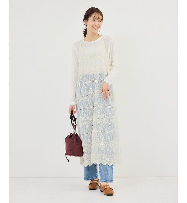 Rope&rsquo;Picnic「レースキャミワンピース」|ワンピース|