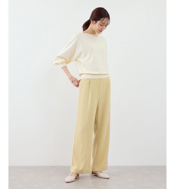 Rope&rsquo;Picnic「ラメ混アイレットドルマンニット」|ニット・セーター|