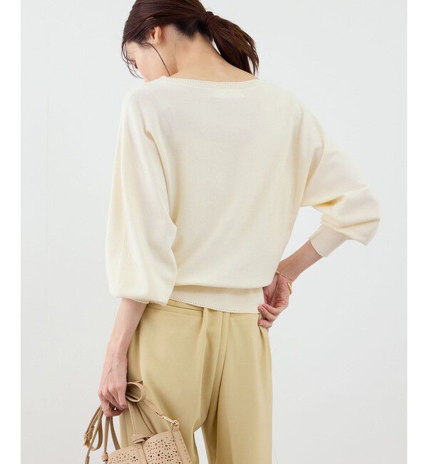 Rope&rsquo;Picnic「ラメ混アイレットドルマンニット」|ニット・セーター|