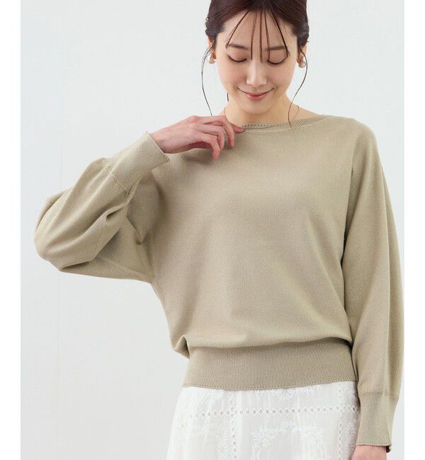 Rope&rsquo;Picnic「ラメ混アイレットドルマンニット」|ニット・セーター|