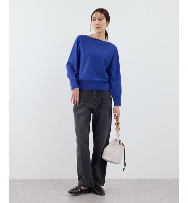 Rope&rsquo;Picnic「ラメ混アイレットドルマンニット」|ニット・セーター|