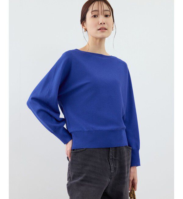 Rope&rsquo;Picnic「ラメ混アイレットドルマンニット」|ニット・セーター|