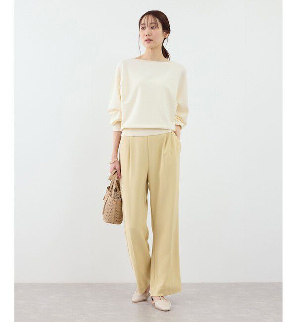 Rope&rsquo;Picnic「ラメ混アイレットドルマンニット」|ニット・セーター|