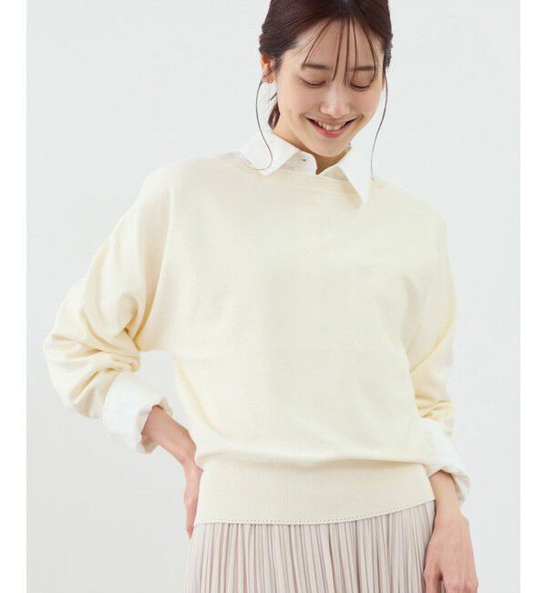 Rope&rsquo;Picnic「ラメ混アイレットドルマンニット」|ニット・セーター|キナリ(16)